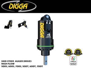 Accionamiento de barrena serie DIGGA DDS solo para minicargadora de alto flujo