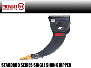 MONGO 37" standard ripper attachment for excavators, 5000-13000 lbs. machines