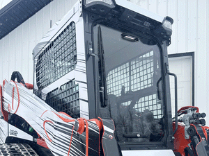 Spider Attachments Kubota SVL65 SVL75 SVL90 SVL95 SVL97 coated polycarbonate replacement windshields