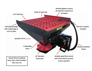 MESSER salt and sand material spreader