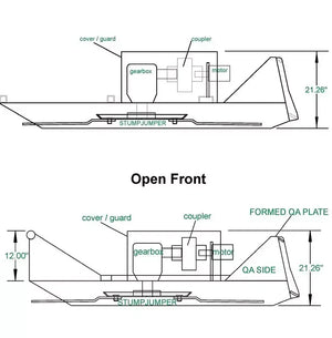 CID Standard Duty Brush Cutter for Skid Steers