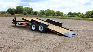 TowMaster T-12DT drop-deck tilt trailer