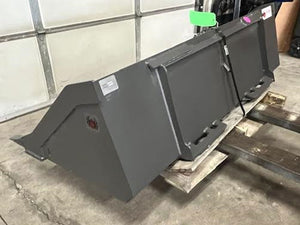 SPIDER Attachments Heavy duty low profile buckets for skid steer loaders