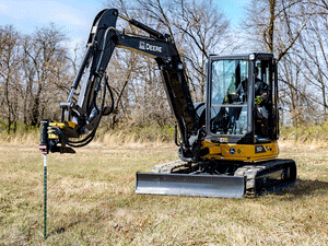DANUSER T3 Post Driver for Excavators