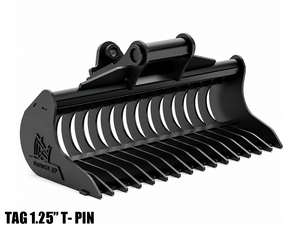 RHINOX RAKE RIDDLE BUCKET 1.5 Ton Class