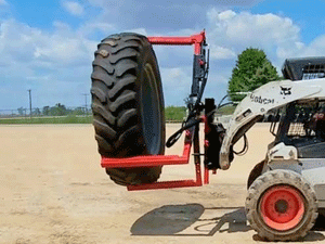 EIP Hydraulic Skid Steer Tire Changer | 64"–88" Tires