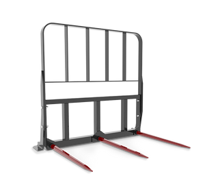 HLA Three Prong Bale Spear with Guard for Tractors