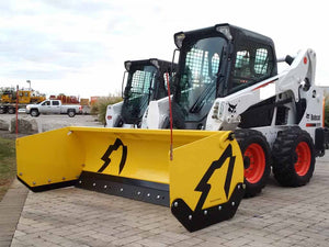 SNOW WOLF Ultra Pusher TE and TE/XT snow push with trip edge for Skid steers