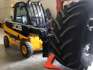 TireGrabber Hydraulic Tire Handler | Heavy Equipment Tire Grabber