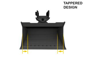 AMI Hydraulic tilt ditch cleaning bucket for excavator 24000 to 33000 lbs.