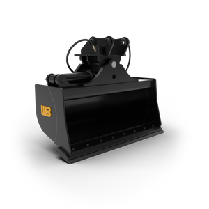 WERK-BRAU Tilt Bucket for 14,000 - 24,000 lbs. Excavators. (Mini 4 & 5)