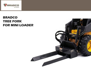 BRADCO tree forks for mini loader
