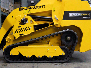 BaumaLight TRL620D stand on compact mini loader