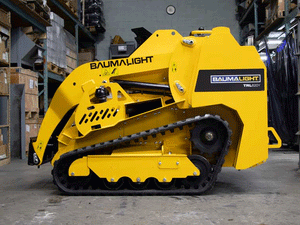 BaumaLight TRL620D stand on compact mini loader