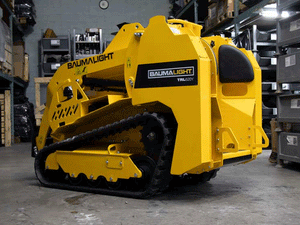 BaumaLight TRL620D stand on compact mini loader