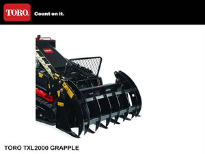 TORO DINGO TXL2000 GRAPPLE ATTACHMENT