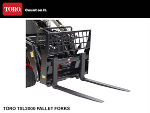 TORO DINGO TXL2000 ADJUSTABLE PALLET FORKS