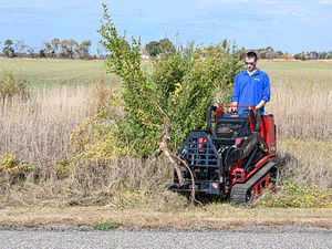 VIRNIG V20 Digging Tree Puller for mini loader