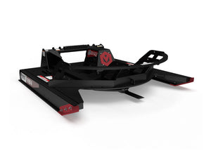 Desbrozadora rotativa Virnig V50 con cubierta frontal abierta