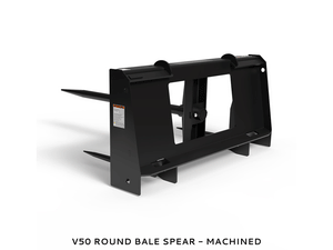 VIRNIG Bale Spears for skid steer loaders