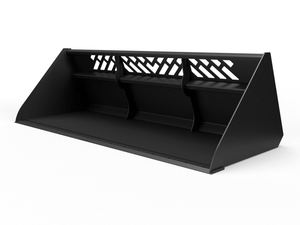 Virnig V50 Snow and Light Material Bucket for skid steer loaders