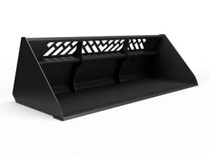 Virnig V50 Snow and Light Material Bucket for skid steer loaders