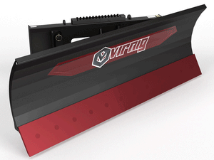 Virnig V50 Angle Snow Blade for machines with universal skid steer mount