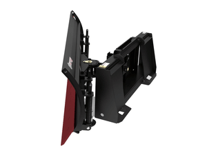 Virnig V50 Angle Snow Blade for machines with universal skid steer mount