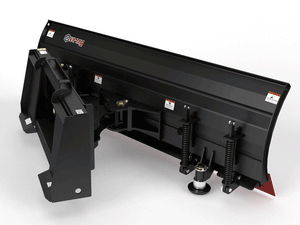 Virnig V50 Angle Snow Blade for machines with universal skid steer mount