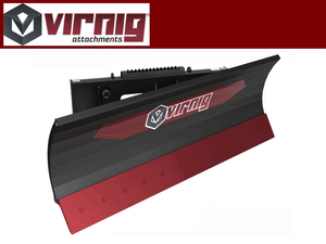 Virnig V50 Angle Snow Blade for machines with universal skid steer mount