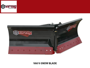 Virnig V60 V-Snow Blade for skid steer