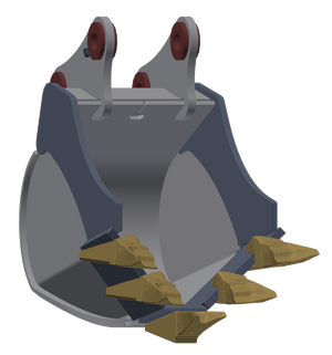 TAG V-Bottom Buckets for 140000 - 160000 lbs. Backhoes