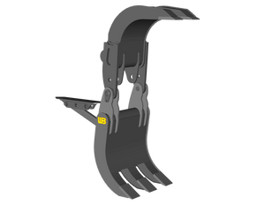 WERK-BRAU box style grapple for 24,000 -33,000 lbs Excavators (12MT)