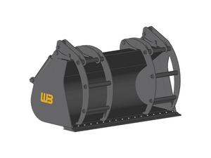 WERK-BRAU Grapple Bucket for Wheel loaders 33,000 - 43,000 lbs. (class 4)