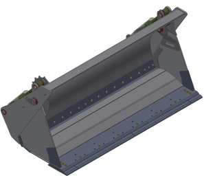 Cucharones de reciclaje de basura TAG para cargadores de ruedas