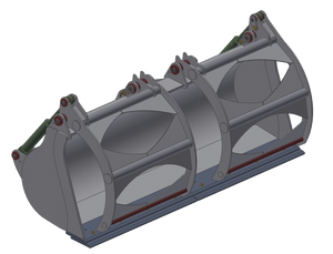 Cucharones de reciclaje de basura TAG para cargadores de ruedas