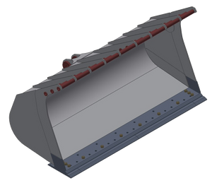 TAG Trash Recycling Buckets for Wheel Loaders