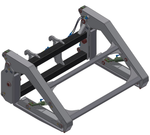 TAG Pipe Grapple Forks for Wheel Loaders