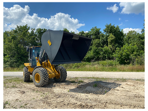 WERK-BRAU Light Material Wood Chip Loader buckets for Wheel loaders 43,000 - 51,000 lbs. (class 5)
