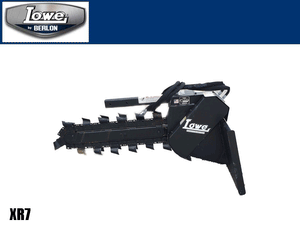 LOWE XR7 trencher for mini loader