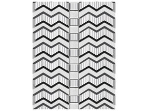 TNT4508655HDZB TNT 450x86x55 Heavy Duty ZB Pattern Rubber tracks