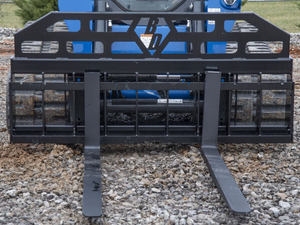 BLUE DIAMOND PALLET FORKS, WIDE FRAME (TRACTOR)