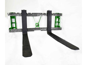 CURTIS / ARTILLIAN modular pallet forks, 3000 lbs. frame