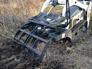 ERSKINE Mini Industrial Grapple Rake