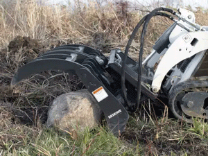 ERSKINE Mini Industrial Grapple Rake