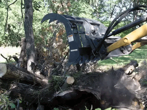 ERSKINE Mini Industrial Grapple Rake