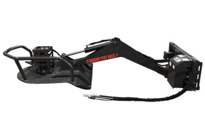 Desbrozadora con brazo oscilante CID para minicargadoras con motorreductor