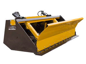 Cucharón de empuje HITCH-DOC para minicargadora