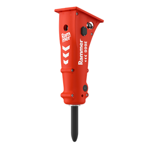 RAMMER Excellence series hydraulic hammers for compact excavators 7100 to 28700 lbs.