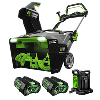 EGO 21" Power Plus snow blower with peak power and steel blade